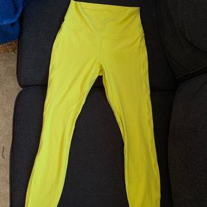 Lululemon Align pant yellow serpentine